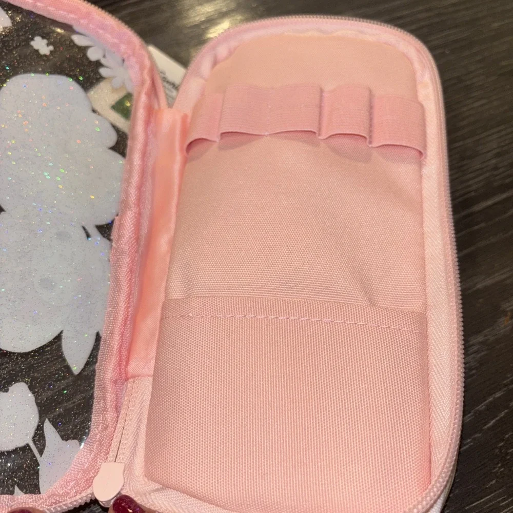 My Melody Pencil Case Pink,‎ Large Capacity Pen Case School Storage Bag Fabric